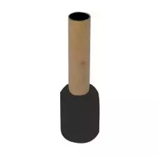 Ferrul Con Aislación Negro Para Cables De 25mm²
