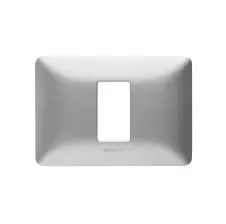 Placa 1 Modulo Aluminio Metal Plata Am503m1sl Matix BTICINO