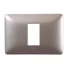 Placa 1 Pto. Pvc Titanio Claro Am503m1tc Matix(A) BTICINO