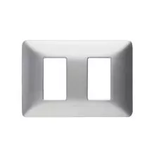 Placa 2 Puestos Aluminio Oxidal Am503m2al Matix