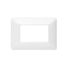 Placa 3 Puestos Tecnopolimero Blanco Matix Am503/3bn