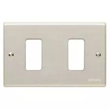Placa Aluminio Oxidal 2 Puestos Magic 503/2