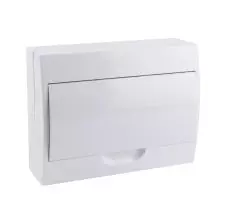 Tablero Sobrepuesto 12 Circuitos Tapa Blanca 12ways Ip40