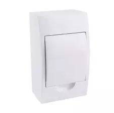 Tablero Sobrepuesto 4 Circuitos Tapa Blanca 4ways Ip40