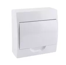 Tablero Sobrepuesto 8 Circuitos Tapa Blanca 8ways Ip40