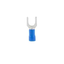 Terminal Horquilla Azul 16-14 Awg(1.5mm²-2.5mm²) Diámetro 6 Mm