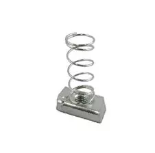 Tuerca C/Resorte Para Riel 42x42mm 3/8 Galv. POWERDUCT