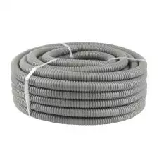 Tubo Extra Flexible Metálico Con Pvc 20mm Gris Rollo 25mts 3322
