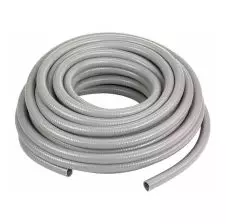 Tubo Flexible Metálico Con PVC 25mm Gris 4322 (R-25 Mt)