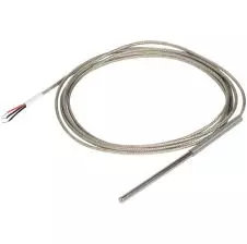 Sonda De Temperatura Fibra Vidrio Pt 100 3mt 0-400°c
