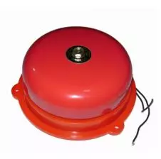 Campana Industrial 220VAC Rojo 150mm