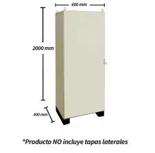 Gabinete Metálico Autosoportado| 2000x600x400mm con Placa de Montaje TIBOX