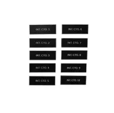 Lamicoide Para Circuitos 1 Al 10 16x45mm