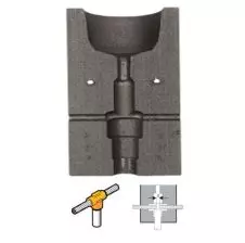 Molde De Grafito Para Barra Tierra 5/8 Tipo T 95mm (3/0awg) FLETCHER