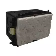 Caja Embutida Pvc Oreja Metálica Hormigón 503m Negro