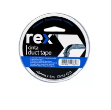 Cinta Gris Para Ductos 48mmx5mt Rex Cinta Gris Para Ductos 48mmx5mt Rex