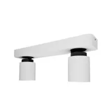 FOCO S/PTO. RIEL DOBLE GU10 2x50W BCO FH31312A11