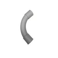 Curva Libre de Halogeno para Conduit 40mm 90° Gris REVI